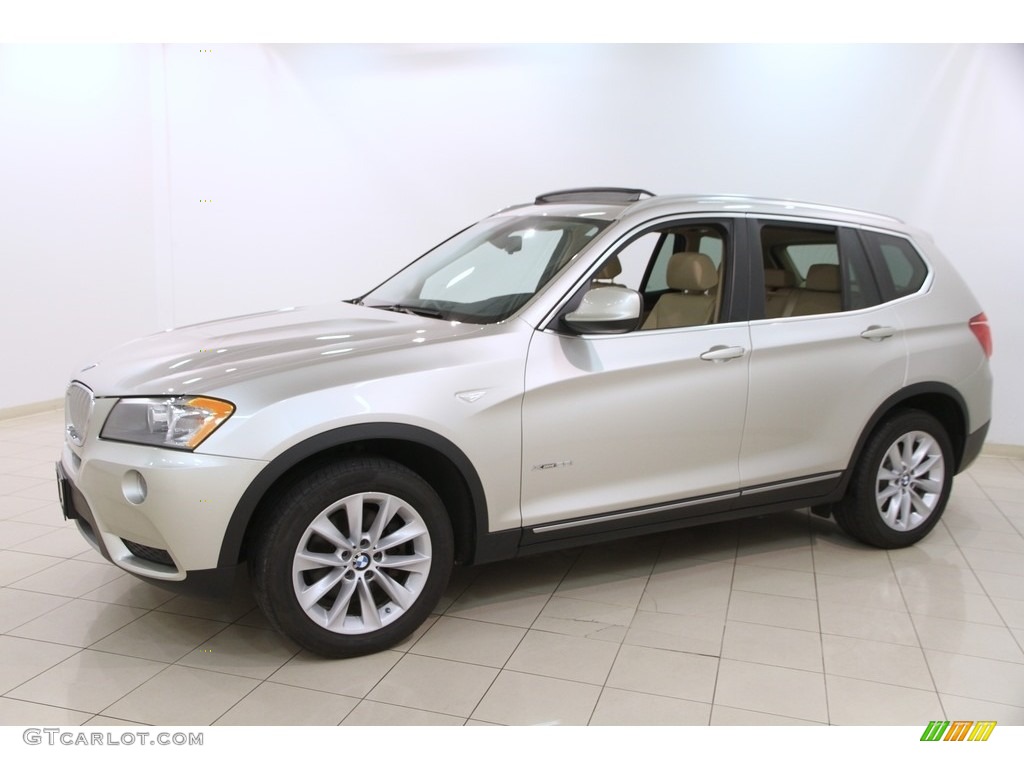 Mineral Silver Metallic 2014 BMW X3 xDrive28i Exterior Photo #120695741