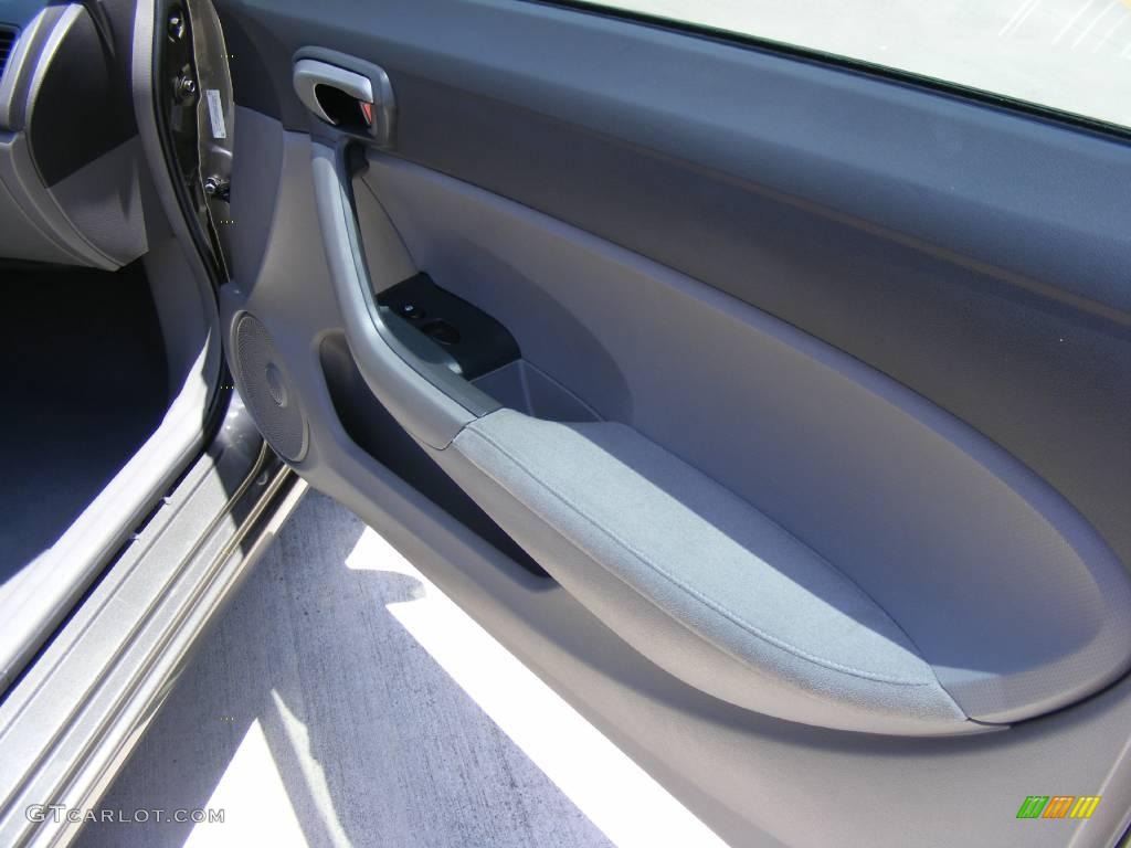 2006 Civic LX Coupe - Galaxy Gray Metallic / Gray photo #22