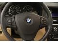 Sand Beige 2014 BMW X3 xDrive28i Steering Wheel