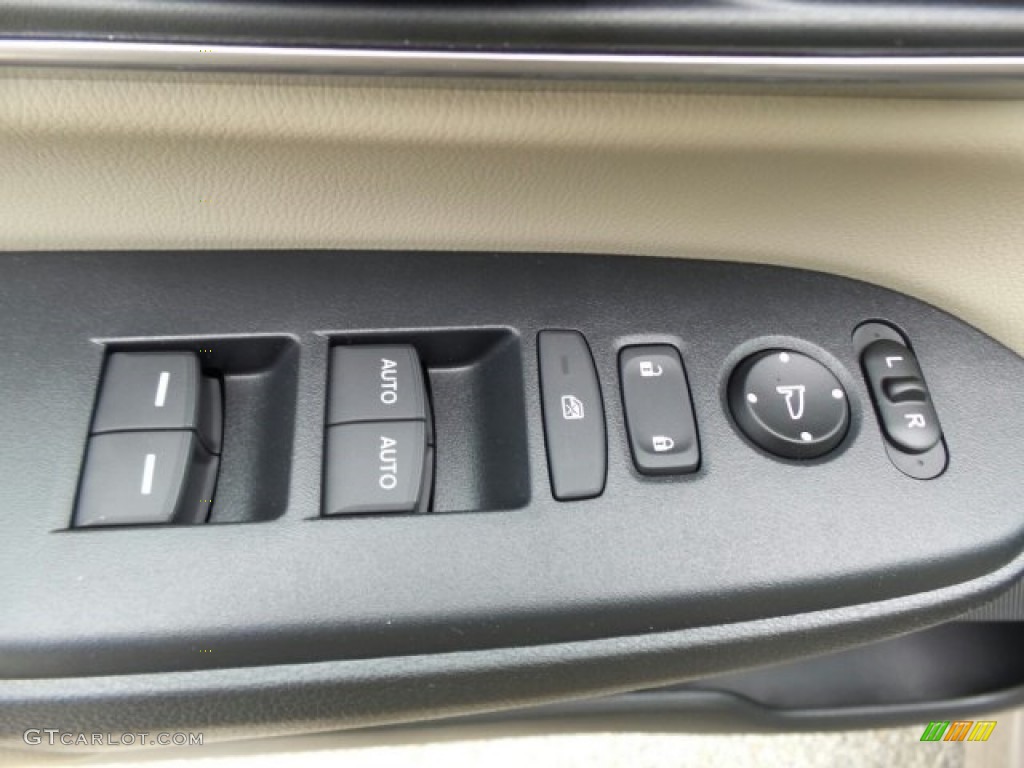 2017 CR-V EX-L AWD - Sandstorm Metallic / Ivory photo #14