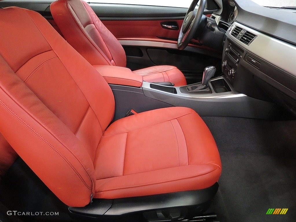 2011 3 Series 328i xDrive Coupe - Alpine White / Coral Red/Black Dakota Leather photo #15