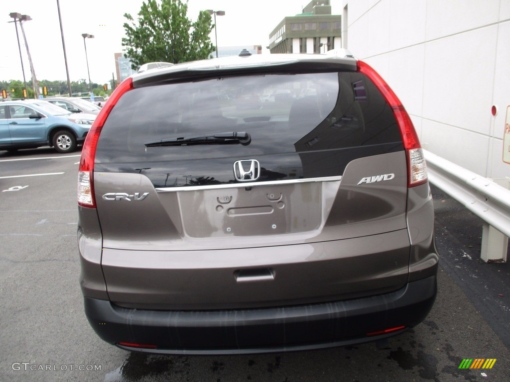 2014 CR-V EX-L AWD - Urban Titanium Metallic / Beige photo #5