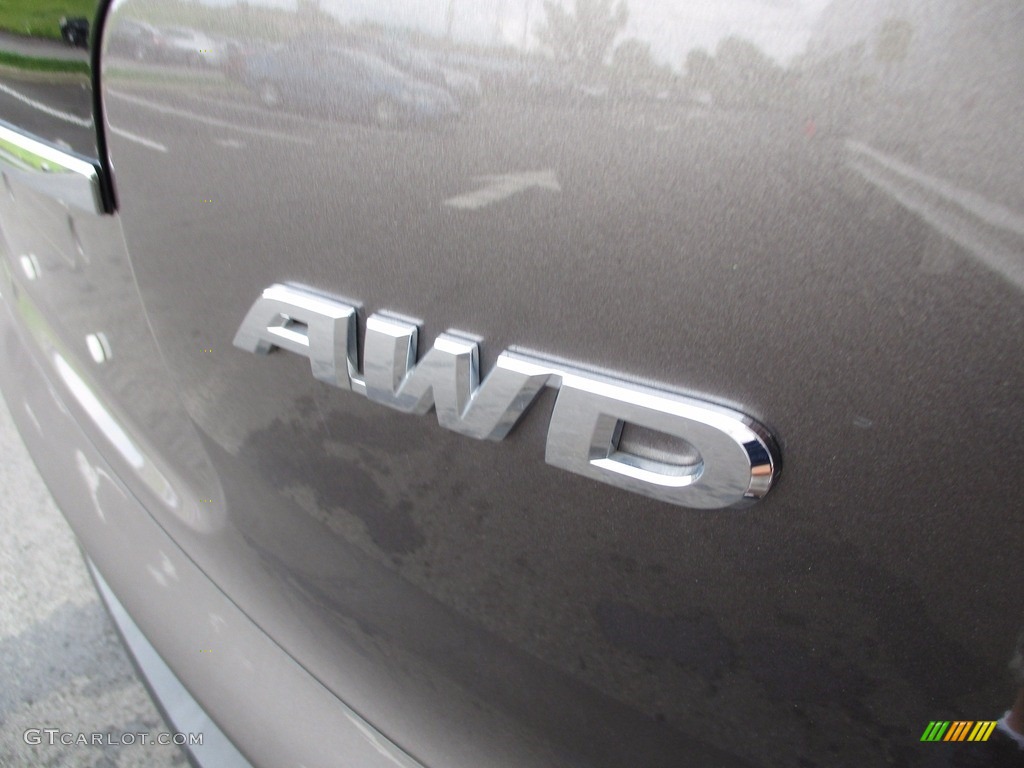 2014 CR-V EX-L AWD - Urban Titanium Metallic / Beige photo #7