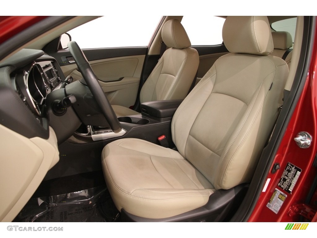 2013 Optima EX - Remington Red / Beige photo #6