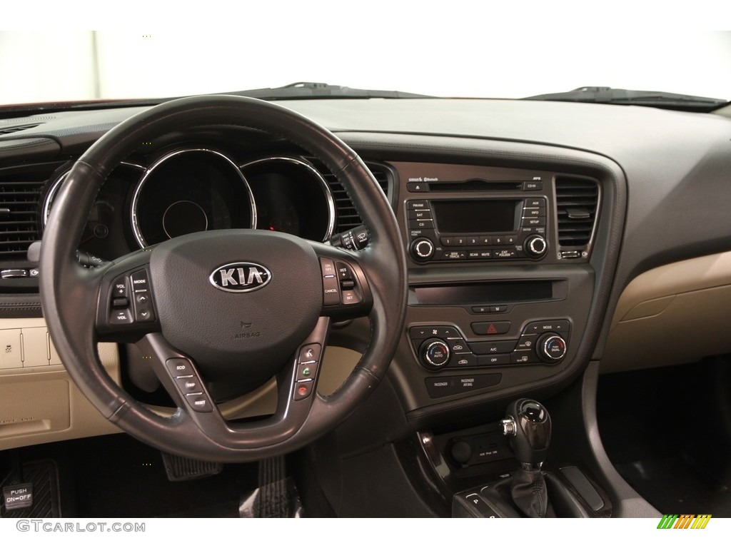 2013 Optima EX - Remington Red / Beige photo #7