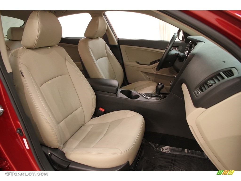 2013 Optima EX - Remington Red / Beige photo #16