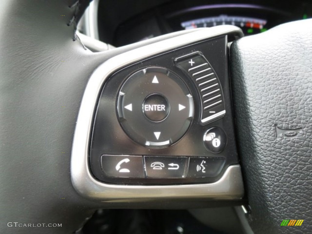 2017 CR-V Touring AWD - Gunmetal Metallic / Gray photo #23