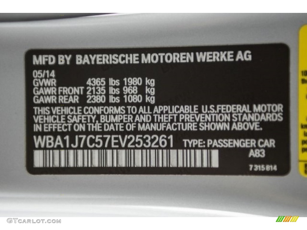 2014 M235i Coupe - Glacier Silver Metallic / Black photo #18