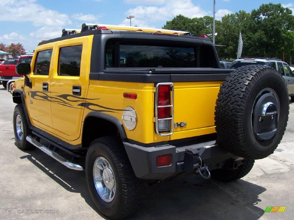 2005 H2 SUT - Yellow / Ebony Black photo #3