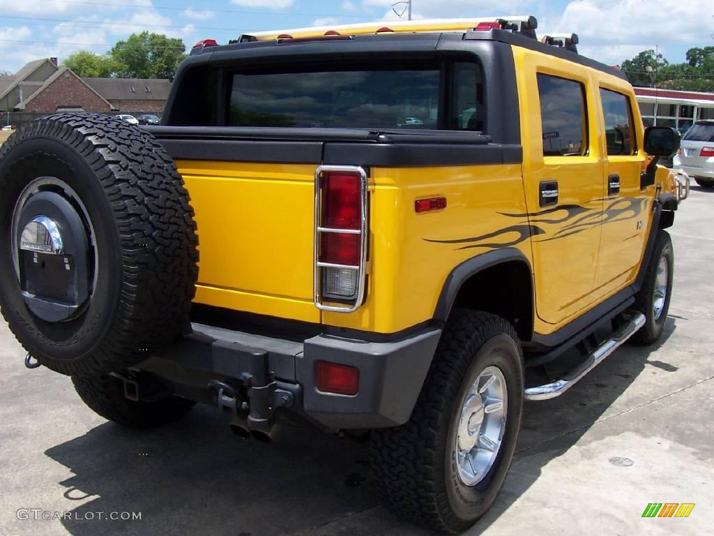 2005 H2 SUT - Yellow / Ebony Black photo #4