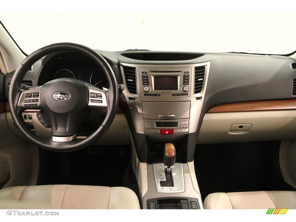 2014 Outback 2.5i Limited - Satin White Pearl / Ivory photo #31