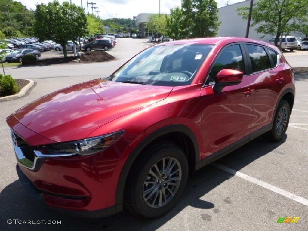 2017 CX-5 Touring AWD - Soul Red Metallic / Black photo #5