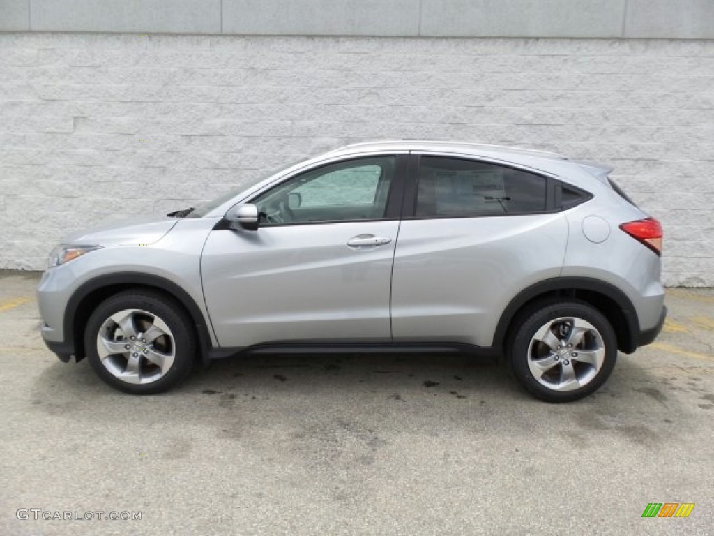 2017 HR-V EX-L AWD - Lunar Silver Metallic / Gray photo #6