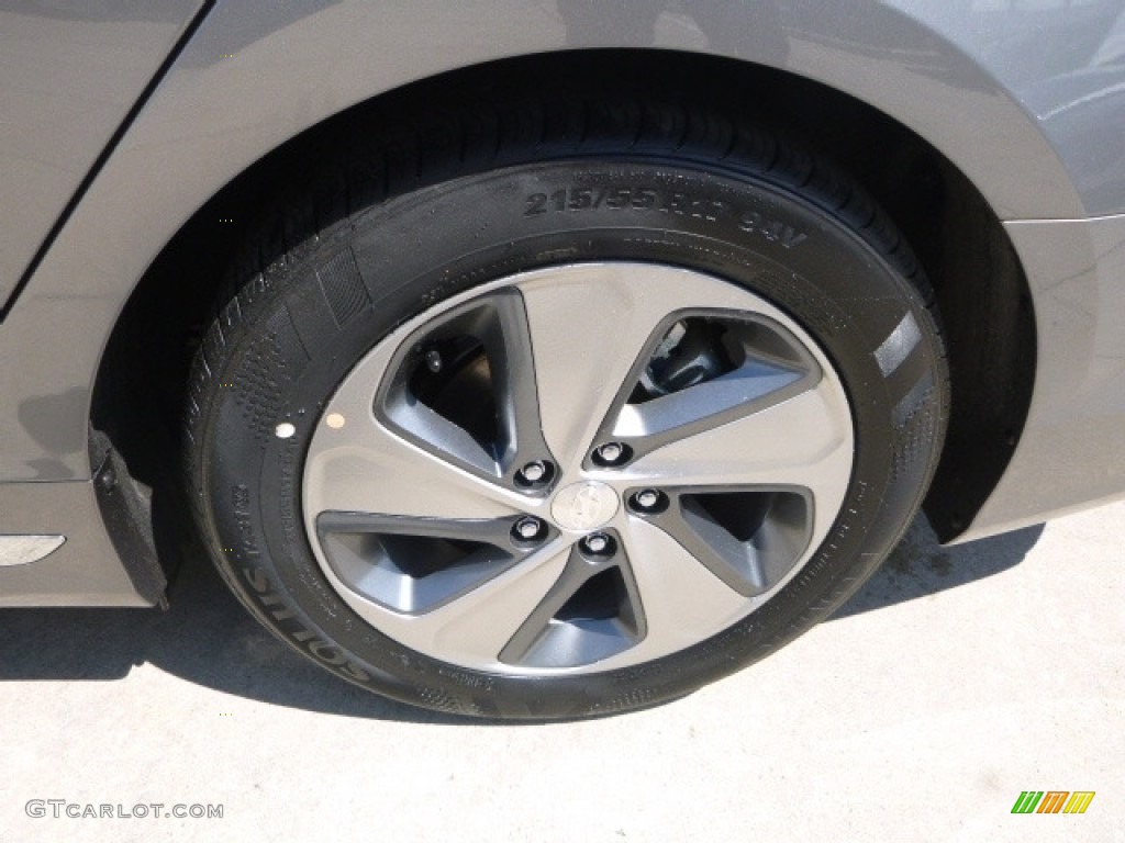 2017 Sonata Limited Hybrid - Pewter Gray Metallic / Beige photo #7