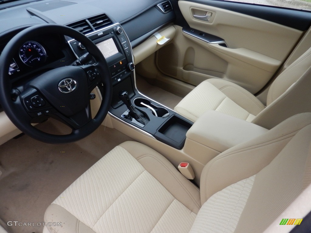 2017 Camry LE - Ruby Flare Pearl / Almond photo #4
