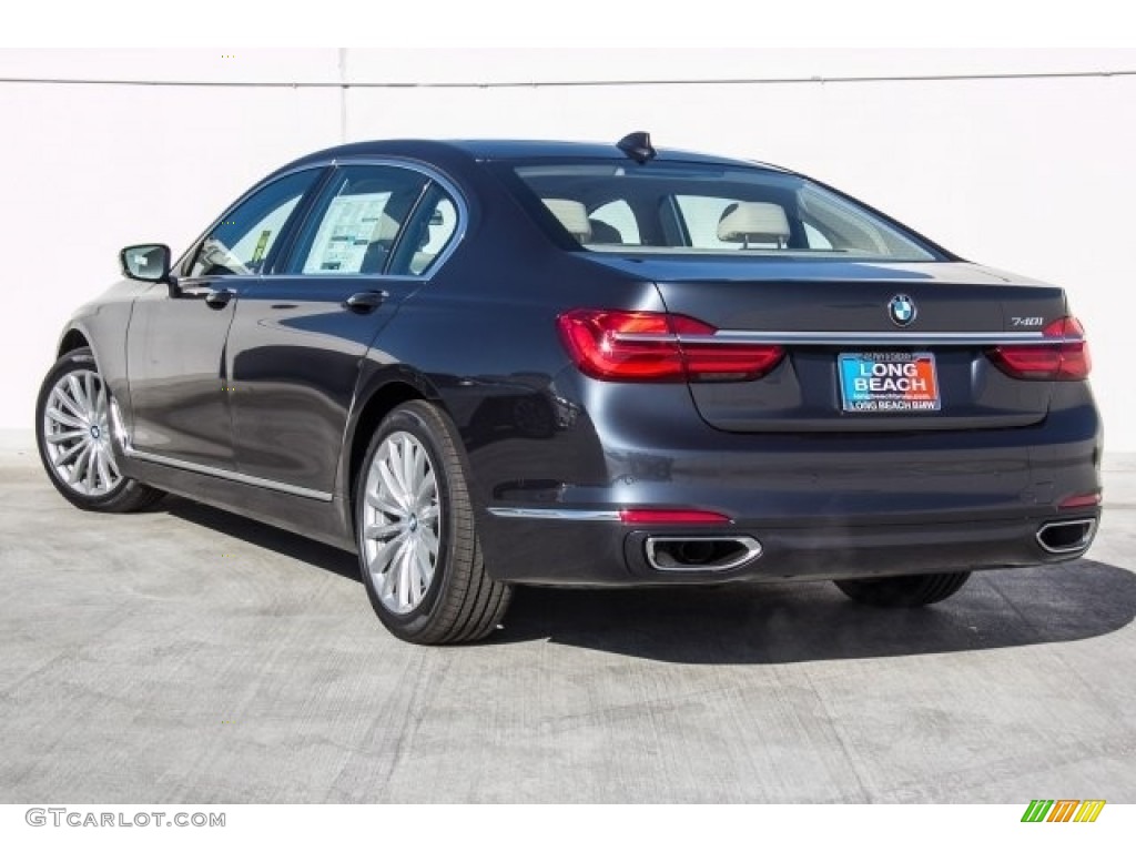 2017 7 Series 740i Sedan - Arctic Gray Metallic / Canberra Beige photo #3