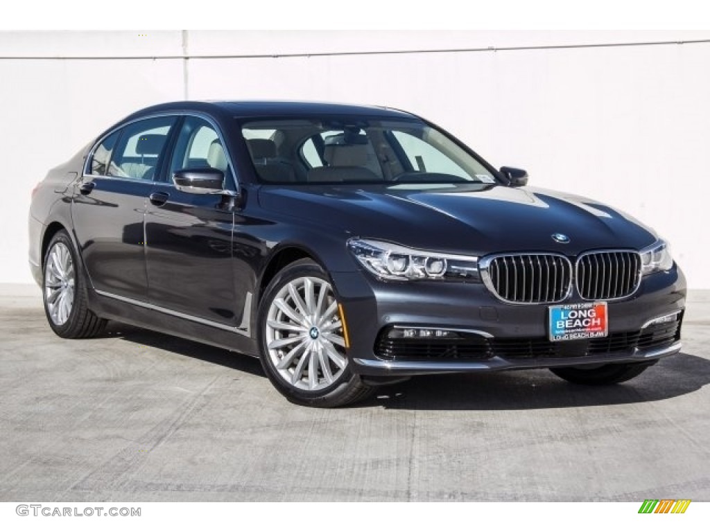 2017 7 Series 740i Sedan - Arctic Gray Metallic / Canberra Beige photo #12