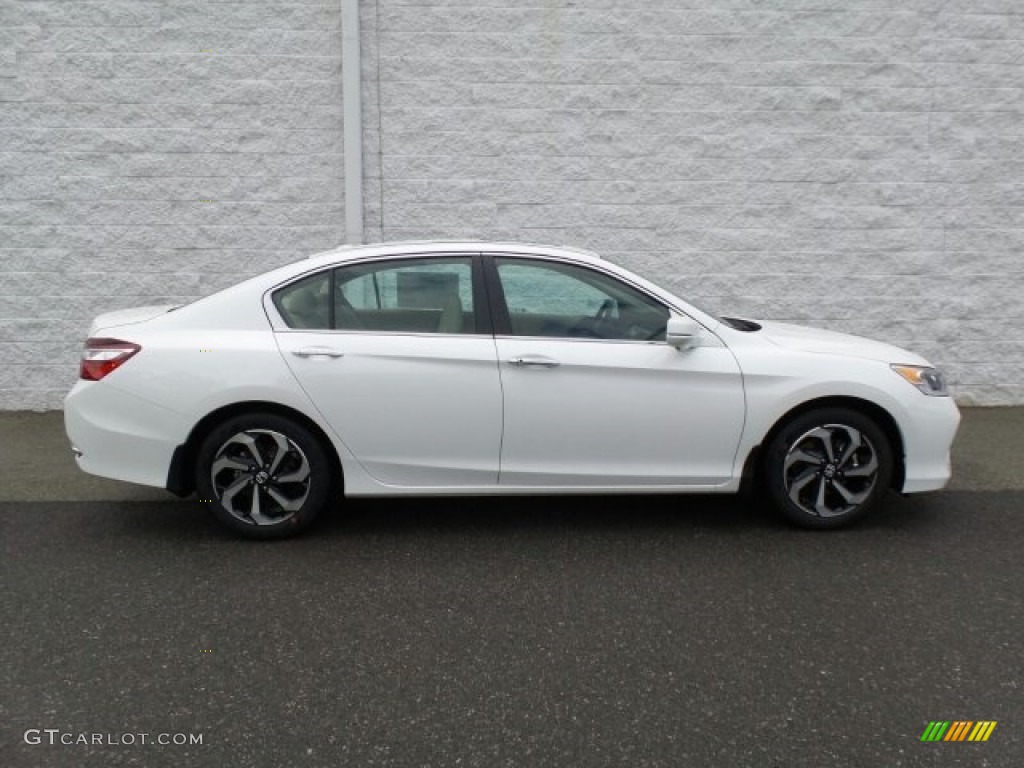 2017 Accord EX-L Sedan - White Orchid Pearl / Ivory photo #2