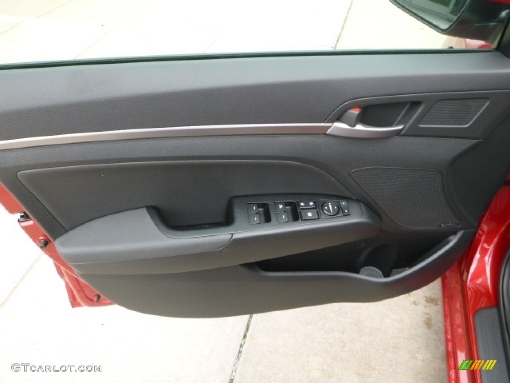 2017 Elantra Limited - Red / Gray photo #10