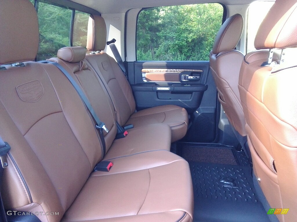 2017 1500 Laramie Longhorn Crew Cab 4x4 - Brilliant Black Crystal Pearl / Black/Cattle Tan photo #37