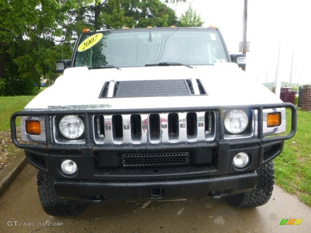 2007 H2 SUV - Birch White / Ebony Black photo #10