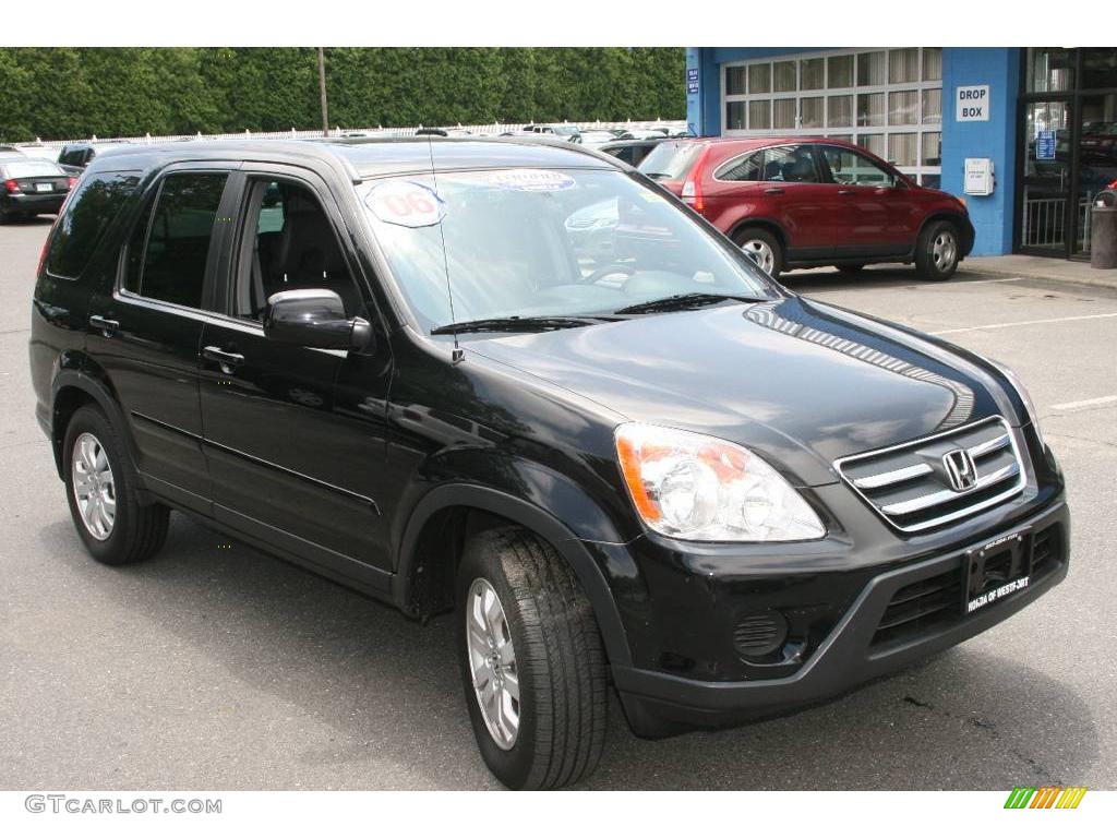 2006 CR-V SE 4WD - Nighthawk Black Pearl / Black photo #3