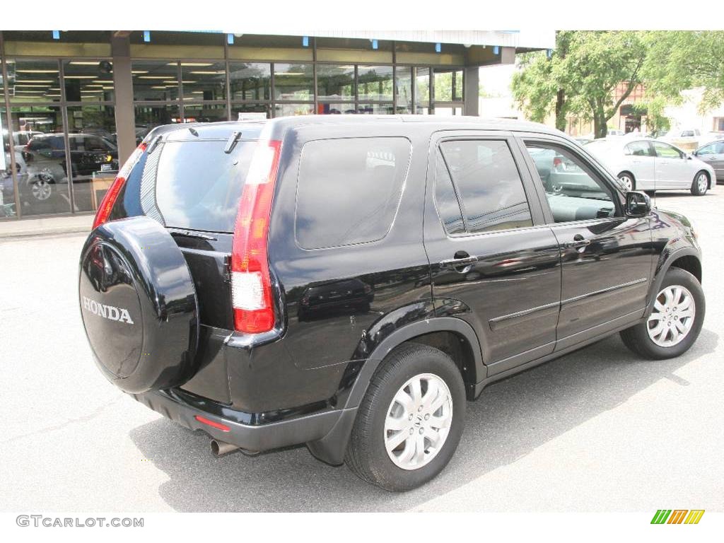2006 CR-V SE 4WD - Nighthawk Black Pearl / Black photo #5