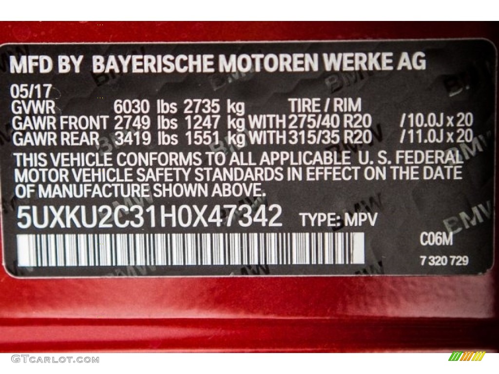 2017 BMW X6 xDrive35i C06 Photo #120706952