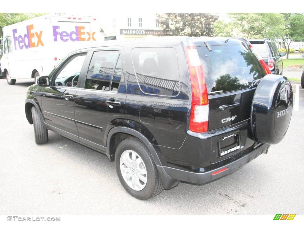 2006 CR-V SE 4WD - Nighthawk Black Pearl / Black photo #8