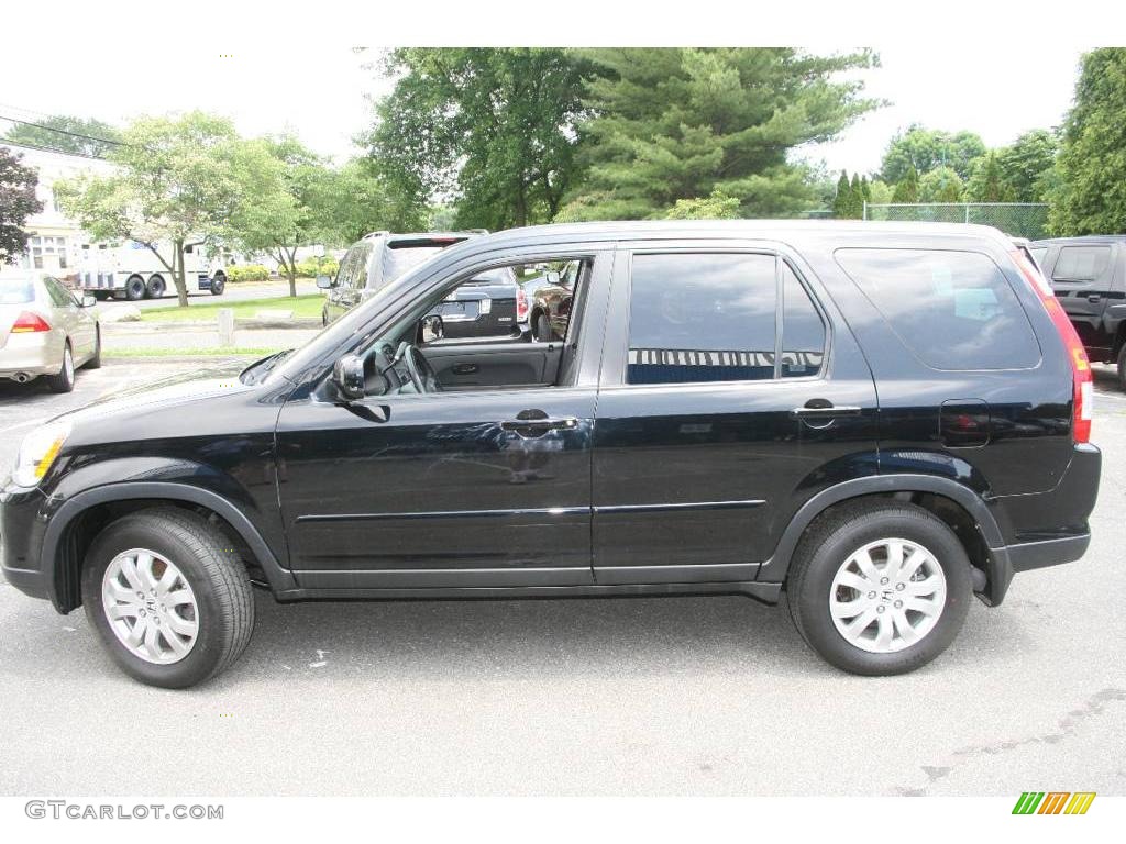 2006 CR-V SE 4WD - Nighthawk Black Pearl / Black photo #9
