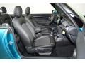 2017 Mini Convertible Carbon Black Interior Front Seat Photo