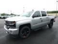 2017 Silver Ice Metallic Chevrolet Silverado 1500 LTZ Crew Cab 4x4  photo #1