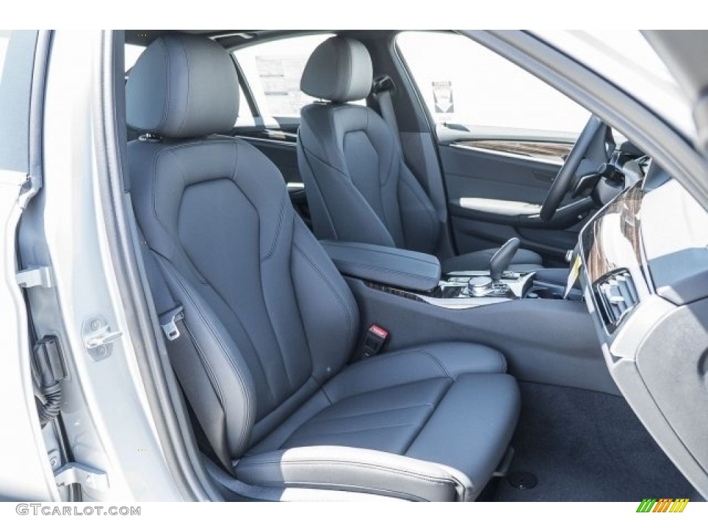 2017 5 Series 530i Sedan - Glacier Silver Metallic / Black photo #2