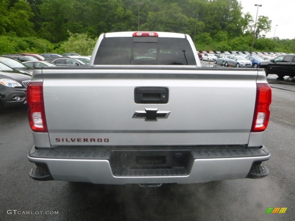 2017 Silverado 1500 LTZ Crew Cab 4x4 - Silver Ice Metallic / Jet Black photo #4