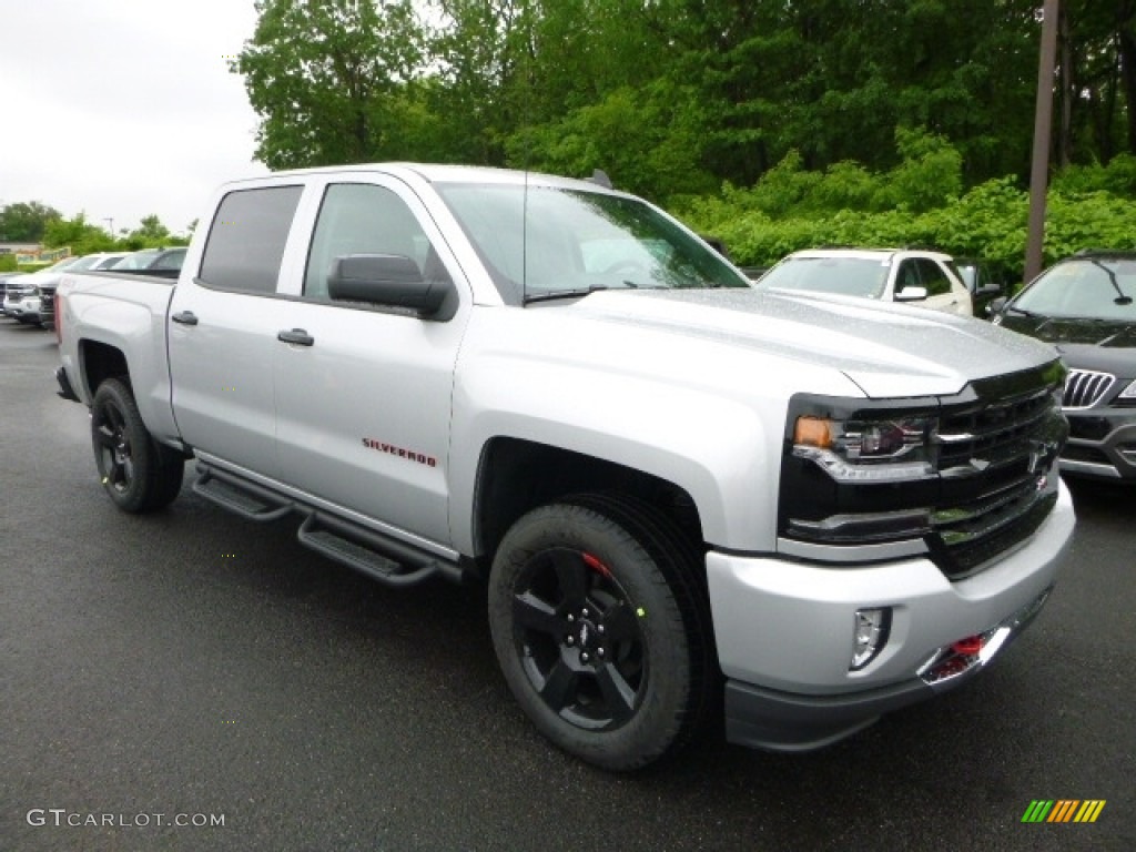 2017 Silverado 1500 LTZ Crew Cab 4x4 - Silver Ice Metallic / Jet Black photo #7