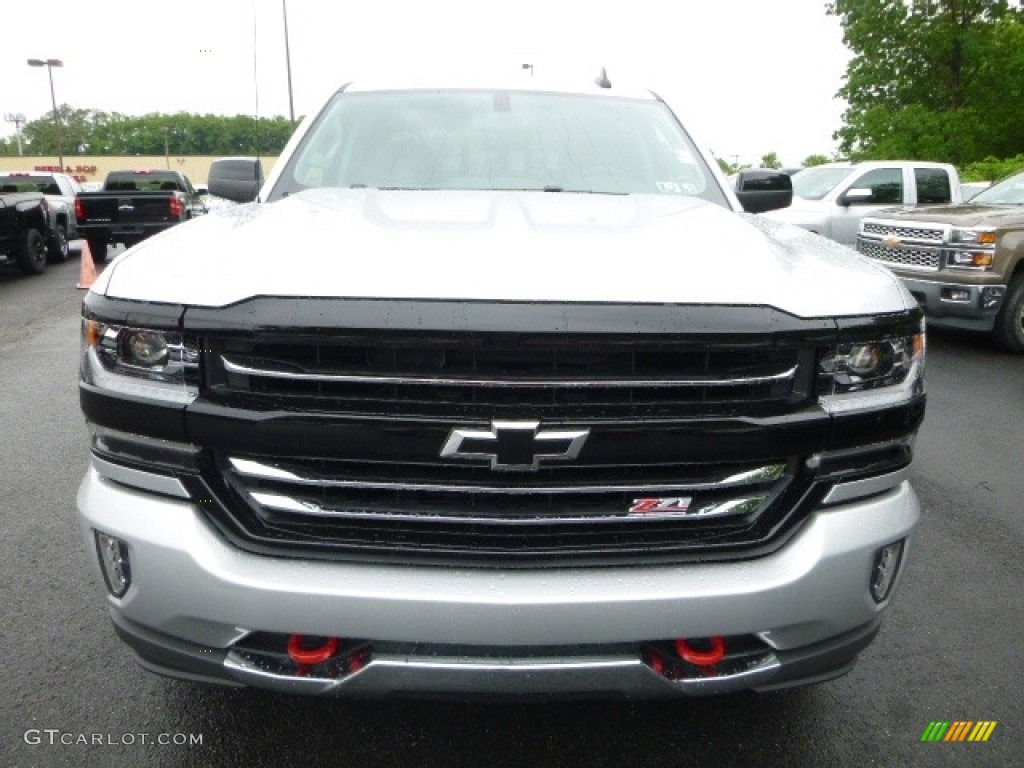 2017 Silverado 1500 LTZ Crew Cab 4x4 - Silver Ice Metallic / Jet Black photo #8