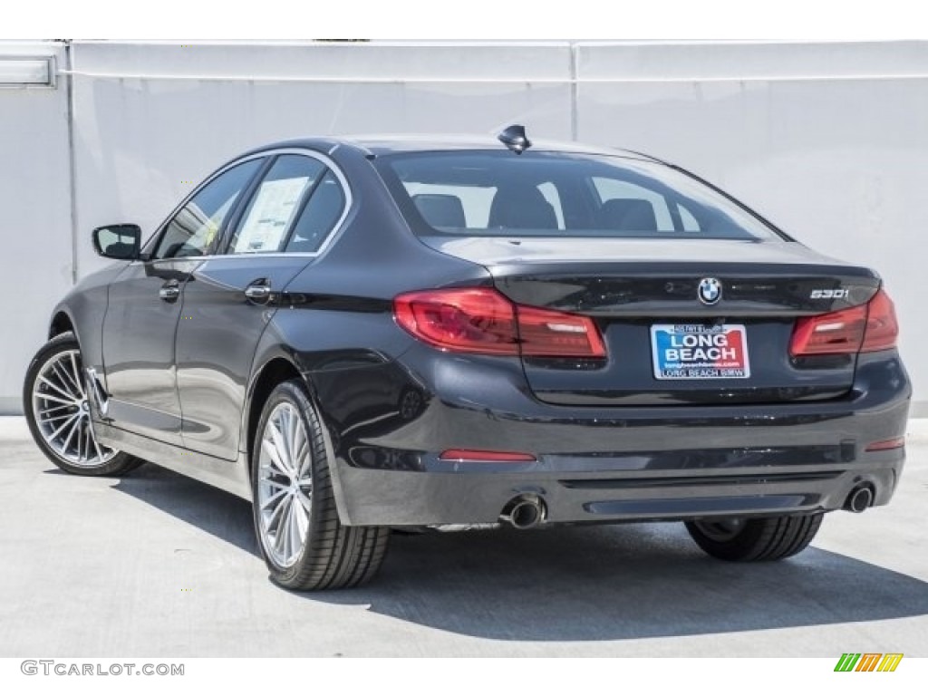 2017 5 Series 530i Sedan - Dark Graphite Metallic / Black photo #3