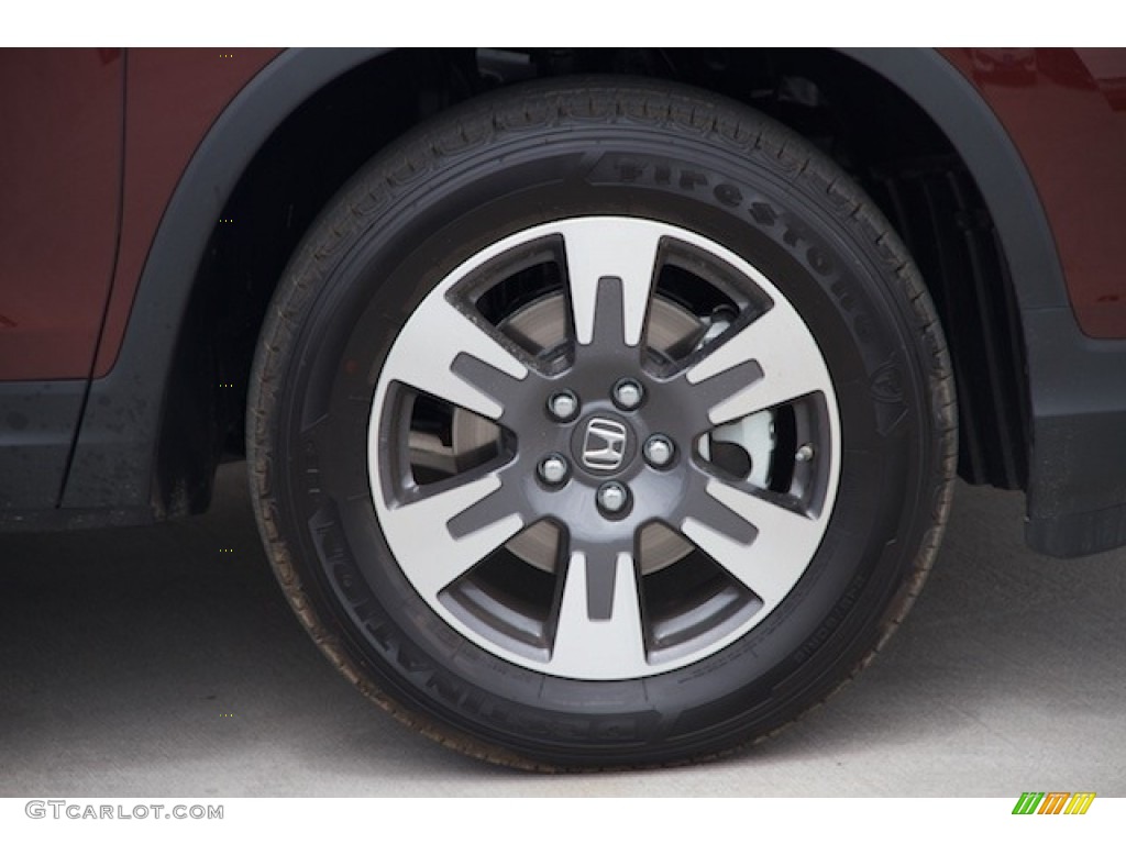 2017 Ridgeline RTL - Deep Scarlet Pearl / Beige photo #4