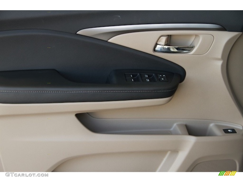 2017 Ridgeline RTL - Deep Scarlet Pearl / Beige photo #6