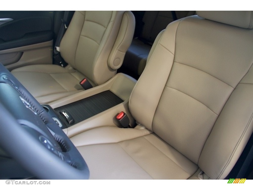 2017 Ridgeline RTL - Deep Scarlet Pearl / Beige photo #9