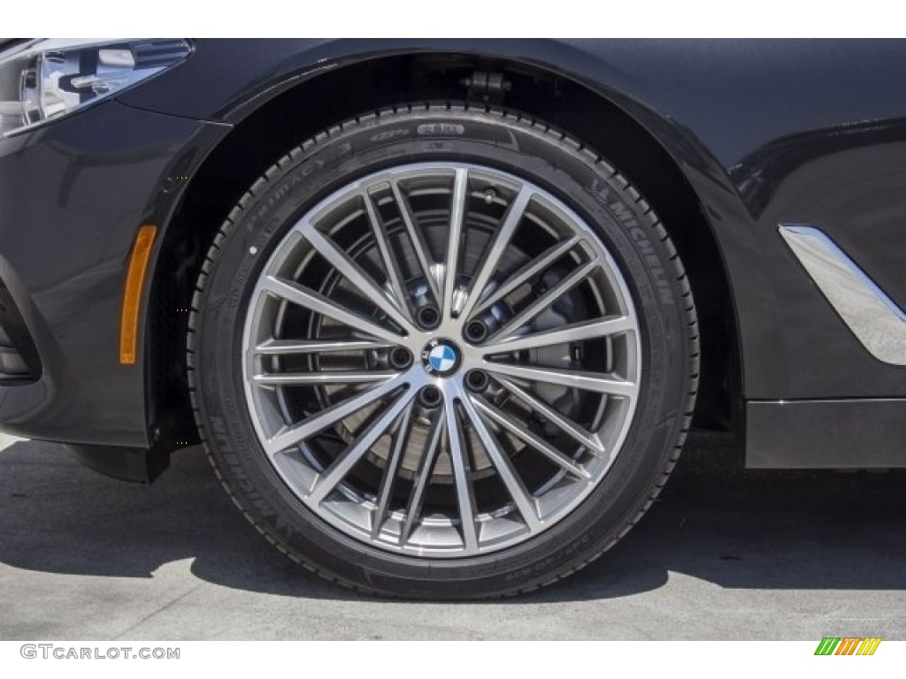 2017 5 Series 530i Sedan - Dark Graphite Metallic / Cognac photo #9