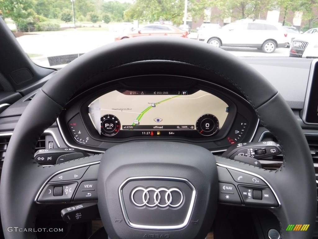 2017 Audi A4 allroad 2.0T Prestige quattro Nougat Brown Steering Wheel Photo #120711044