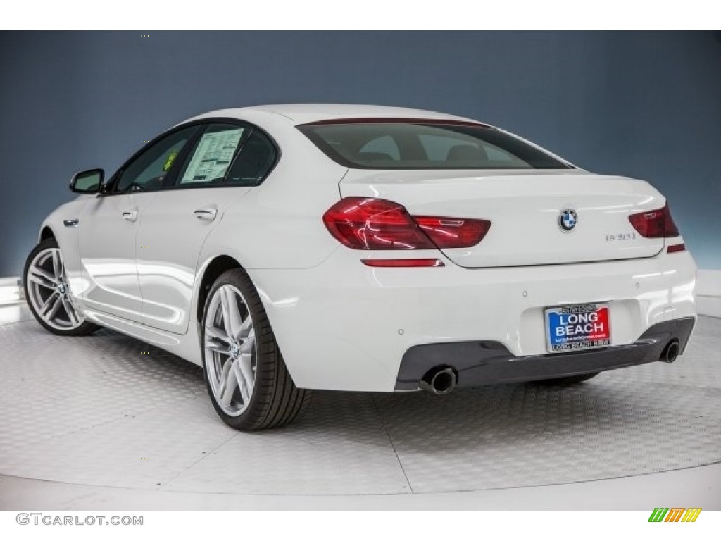 2017 6 Series 640i Gran Coupe - Alpine White / Black photo #3