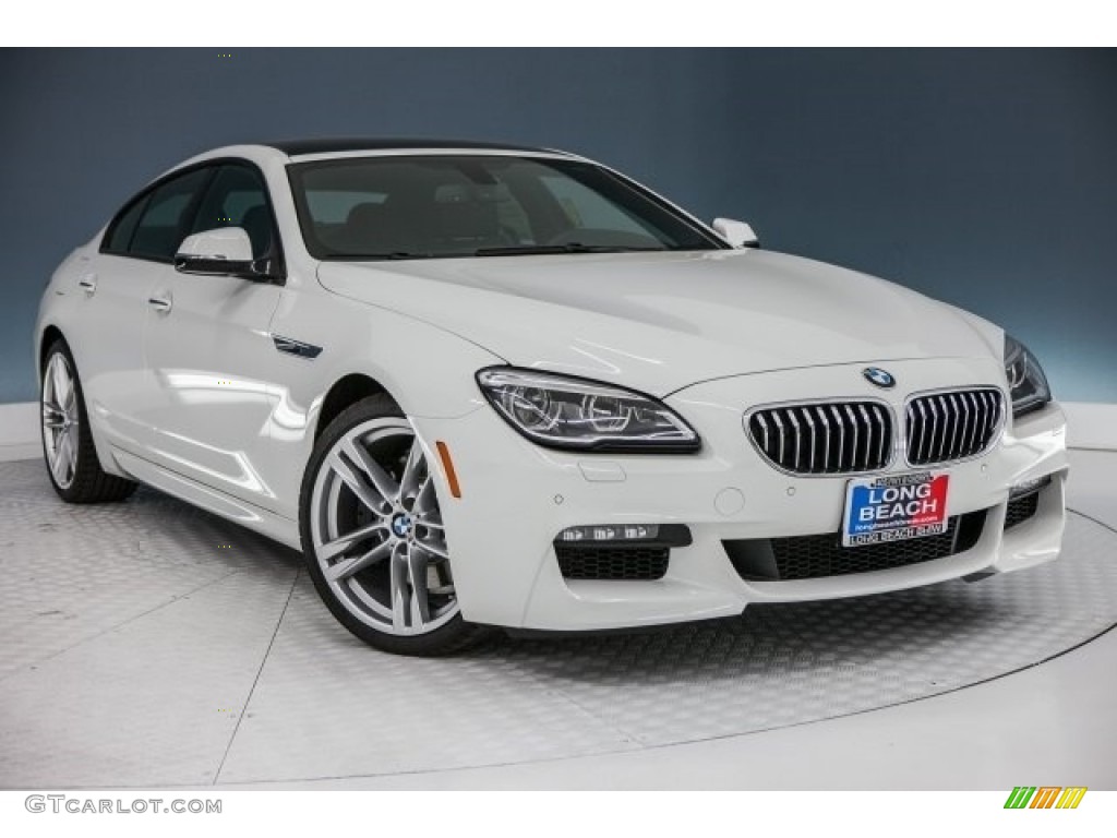 2017 6 Series 640i Gran Coupe - Alpine White / Black photo #12