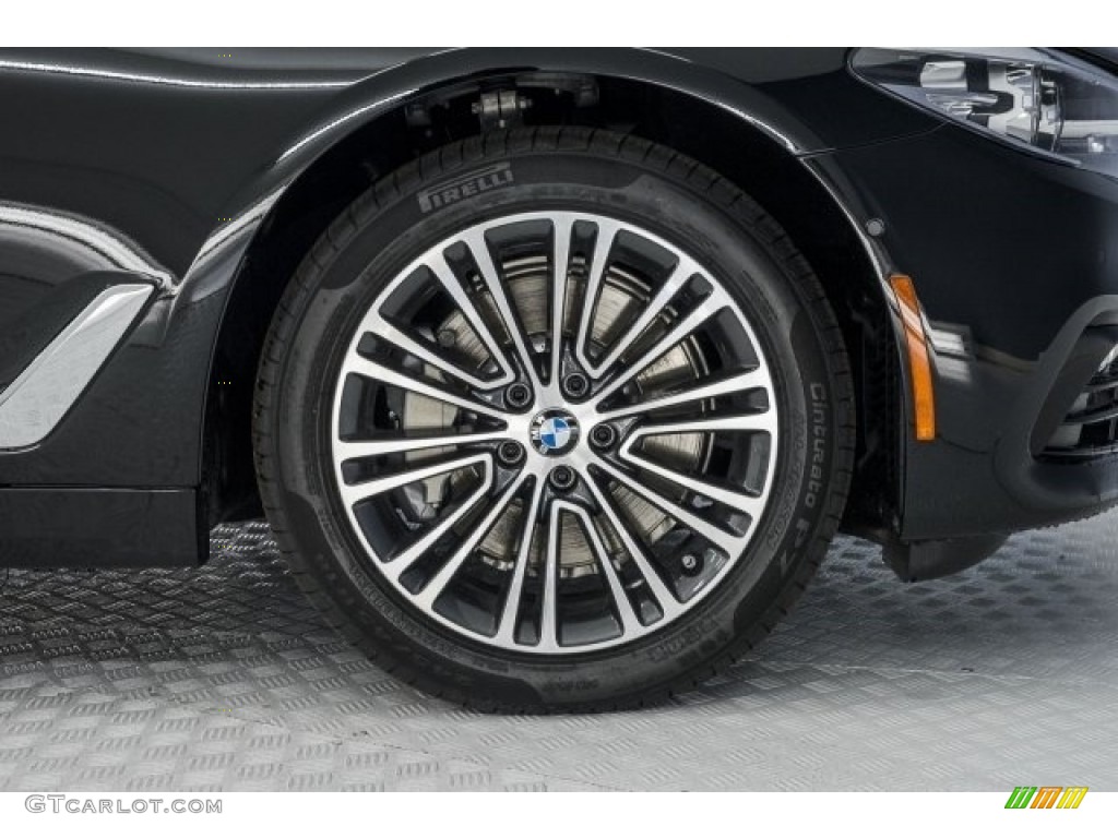 2017 5 Series 530i Sedan - Jet Black / Canberra Beige photo #9