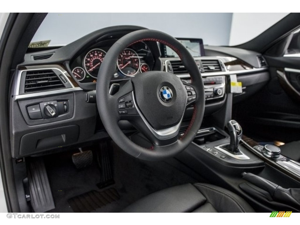 2017 3 Series 330i xDrive Sports Wagon - Mineral White Metallic / Black photo #6