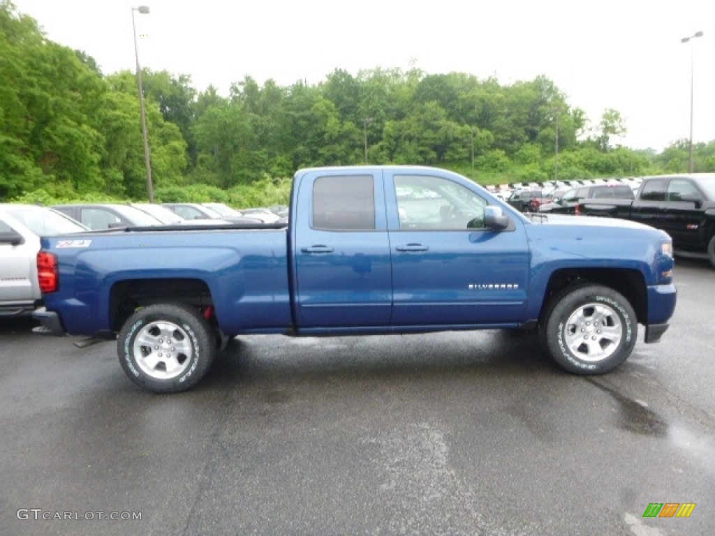 2017 Silverado 1500 LT Double Cab 4x4 - Deep Ocean Blue Metallic / Jet Black photo #6