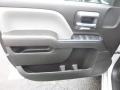2017 Silver Ice Metallic Chevrolet Silverado 1500 Custom Double Cab 4x4  photo #15