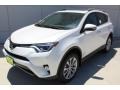 2017 Blizzard Pearl White Toyota RAV4 Limited  photo #3