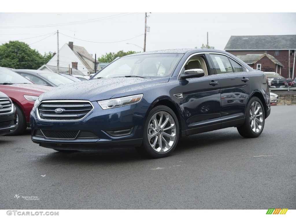 2017 Taurus Limited AWD - Blue Jeans / Dune photo #1